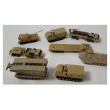 Assorted Plastic Military Vehicles