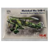 Icm Heinkel He 51b-1 Model Kit 1/72