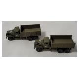 2 Johnny Lightning Diecast Military Trucks