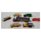 Assorted Plastic Model Trucks - Wiking Etc.