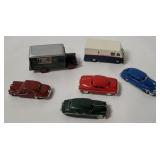 6 Small Model Vehicles - U S Mail, Philco Etc.
