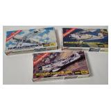 3 Aurora Model Kits 1/72 - Bucker, Fieseler