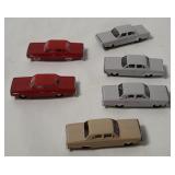 6 Eko Dodge Dart Small Plastic Cars