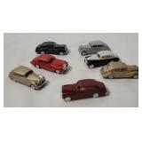 7 Bentley & Rolls Royce Small Plastic Cars