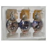 3 Bradford Editions Marines Ornaments