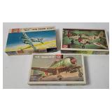 3 Upc Model Plane Kits - Nakajima Ki44, Nick