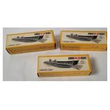 3 Airfix Ho- Oo Scale Landing Craft
