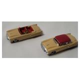 2 Vtg Budgie Packard Convertible Diecasts