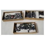 Small Plastic Military Figures H O - Germans Etc.