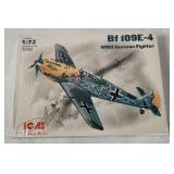 Icm Bf 109e-4 Fighter Model Kit 1/72