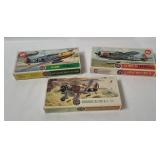 3 Airfix Model Kits 1/72 - Henschel, Focke Wulf