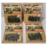 4 Airfix Bren Carrier Model Kits Ho/ Oo