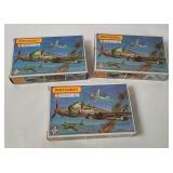 3 Matchbox Messerschmitt 410 Model Kits 1/72