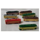 7 Bachmann H O Scale Streetcars