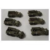 6 Johnny Lightning Diecast Military Trucks
