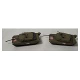 2 Johnny Lightning Diecast Abrams Tanks