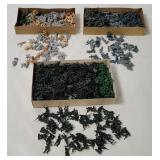 Assorted Small Plastic Military Figures H O