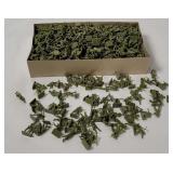 Small Green Plastic Military Figures H O