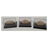 3 Military Museum Collection Mini Plastic Aav-7's