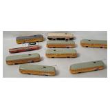 9 Bachmann H O Scale Streetcars