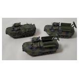 3 Plastic Amphibious Assault Vehicles