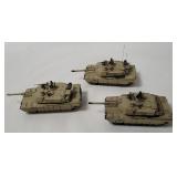 3 Unimax Diecast M1 Abrams Tanks