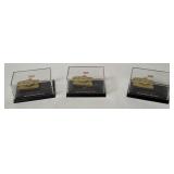 3 Military Museum Collection Mini Plastic Tanks