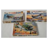3 Fujimi Zero Type 54 Model Kits 1/72