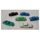 6 Studebaker Small Plastic Cars - Eko, Mini