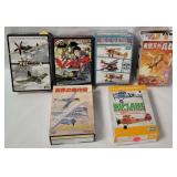 6 Japanese Model Kits 1/144 - F-toys, Hasegawa