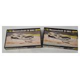 2 Heller Messerschmitt Model Kits 1/72
