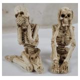 4.5' Resin Skeleton Figures