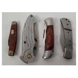 4 Folding Knives