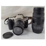 Canon EOS Elan lle Camera W/ 2 Lenses