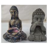 Buddha Figurine & Candle Holder