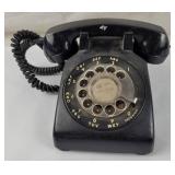 Vintage Black Rotary Dial Phone