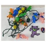 Grateful Dead Dancing Bear Lights & Patches