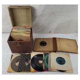 45rpm Organizer Case W/ Records
