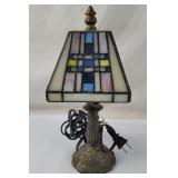 10' Small Stained Glass Table Lamp