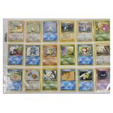 (18) 2000 Pokï¿½mon Cards