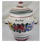 Gmundner  Rumtopf Ceramic Canister