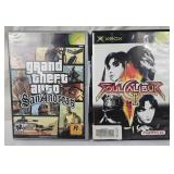 Soul Calibur 2 & GTA San Andreas Xbox Games