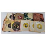 Lot Of Assorted 45rpm Records, Country, Etc