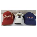 3 Cleveland Cavs Hats - '07 Conf Champs, Etc