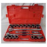 21 Piece 3/4' Drive Socket Wrench Set