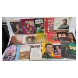 16 Assorted George Jones Lp's