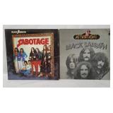 2 Black Sabbath Lp's - Sabotage, Attention