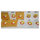 10 Beatles 7' Records On Capitol Swirl Label