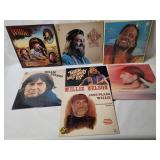 7 Willie Nelson Lp's - Live, Greatest Hits