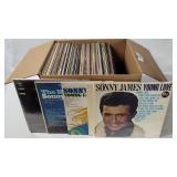 Box Of Assorted Counttry Music Lp's